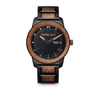 Original Grain Black and Brown Men's Watch